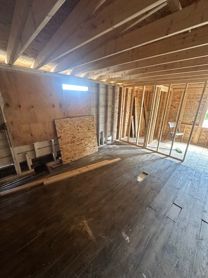 Framing project photo