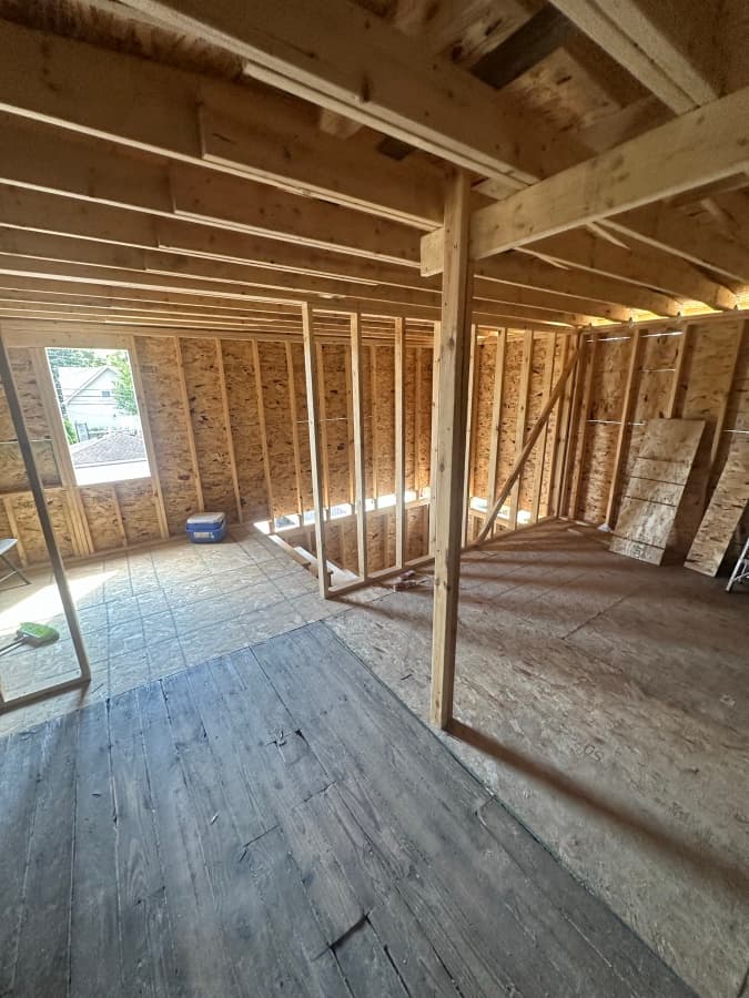 Framing project photo