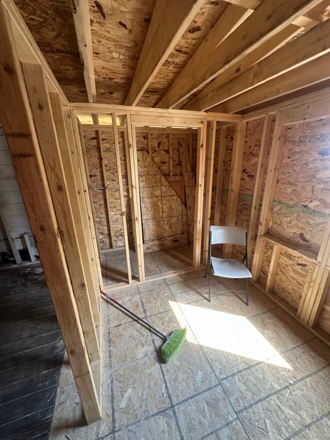 Framing project photo