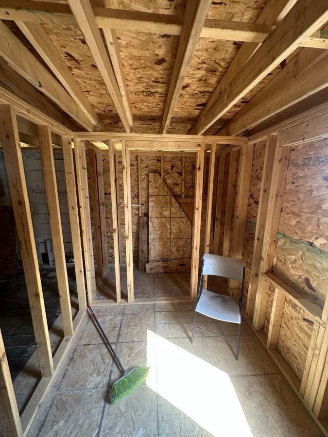 Framing project photo