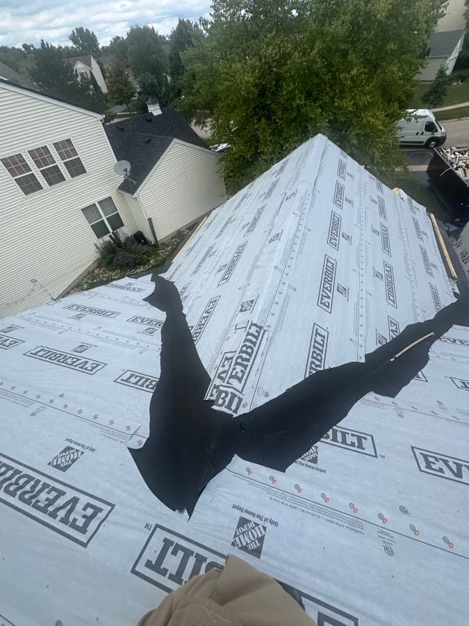 Roofing project photo