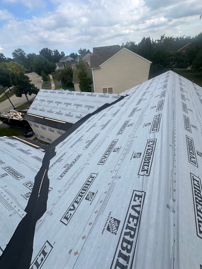 Roofing project photo